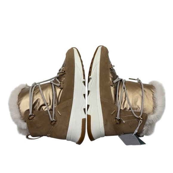 Geox Womens Falena Brown Snow Boots Size 9 - Picture 7 of 13
